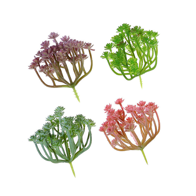 Succulent Arrangement Mini - Wusmart-Grandes suculentas artificiais, Xian, Ren, Ke,
